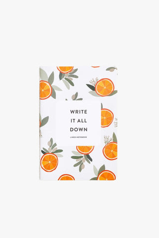 Oranges A5 Notebook HW Stationery - Journal, Notebook, Planner Father Rabbit   