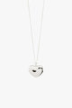 Sophia Recycled Heart Pendant  Silver Plated EOL Necklace