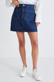 Glimpse Indigo Pocket Front Denim Mini Skirt