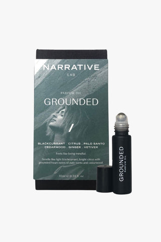 Grounded Roller Ball Parfum Oil HW Fragrance - Candle, Diffuser, Room Spray, Oil Narrative Lab   