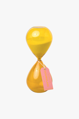 Hourglass Chartreuse Ombre 30 Minute HW Decor - Bookend, Hook, Urn, Vase, Sculpture Designworks Ink   