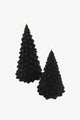 LED Christmas Tree Candle 20cm Black