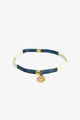 Love Gold White Charcoal with Gold Charm Bracelet