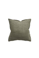 Cassia Moss Feather Inner 55x55cm  Linen Cushion