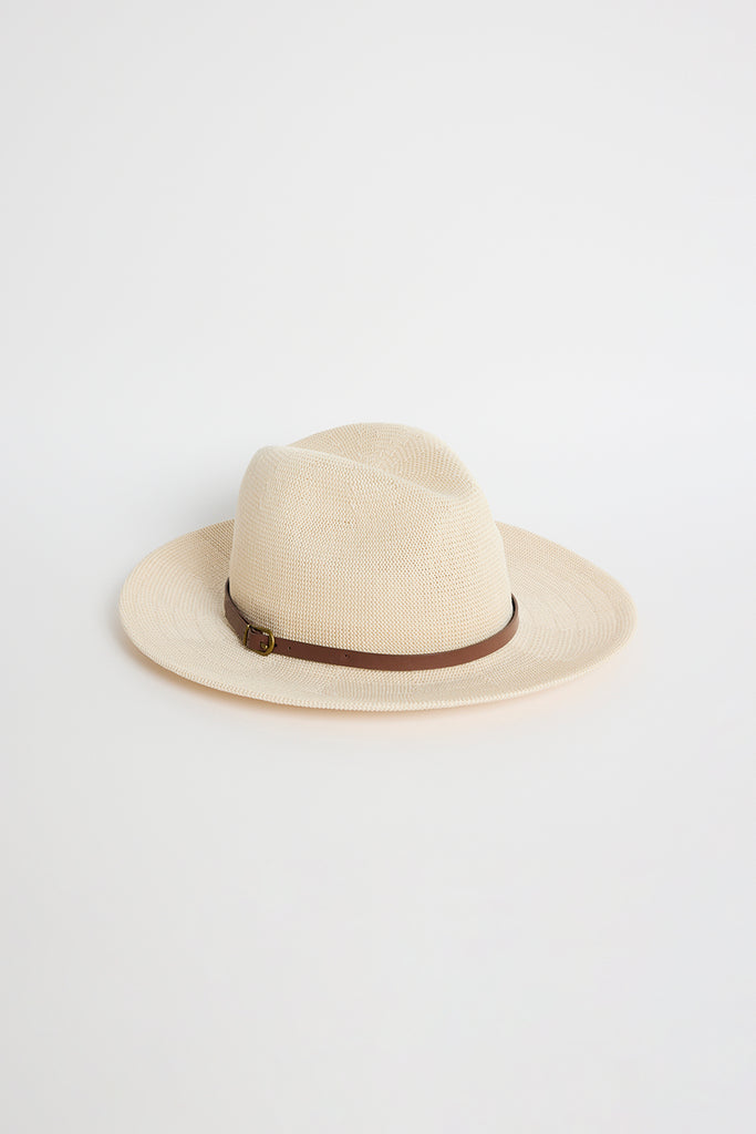 Sutton Taupe Pananma Brown Band Hat | Flo & Frankie display picture 2