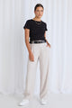 Tension Stone Soft Touch Pleat Front Relaxed Pant