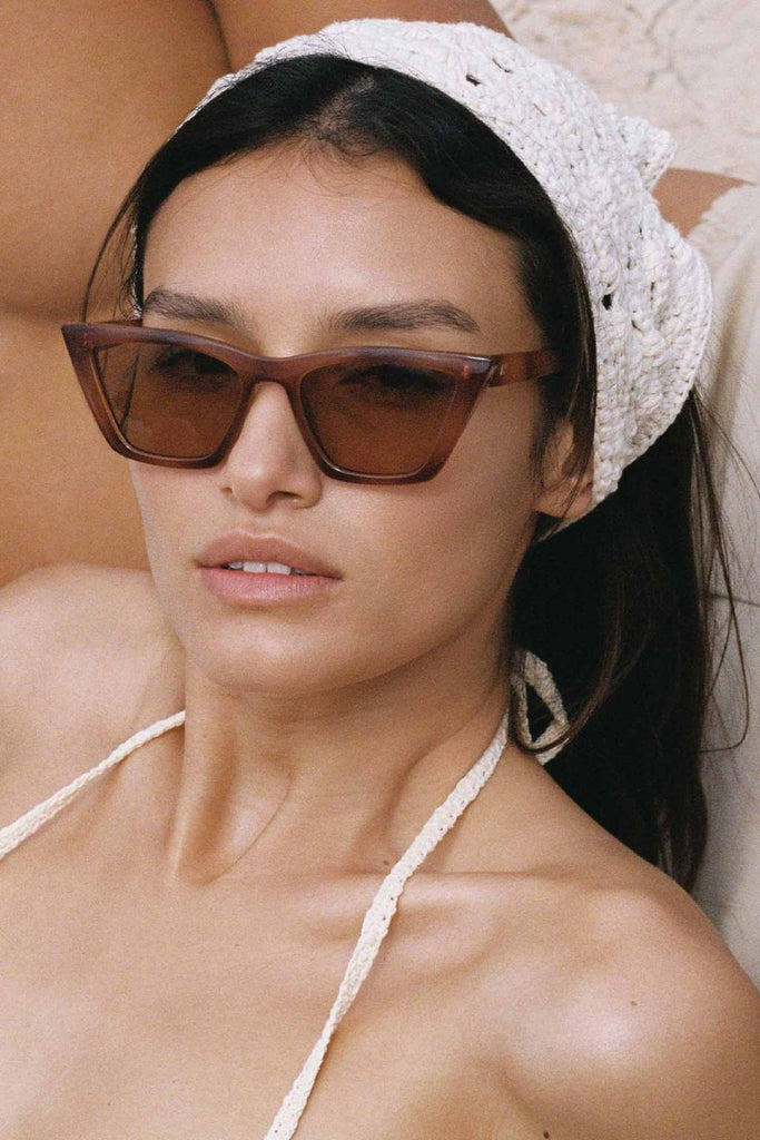 leopard print le specs hatter sunglasses