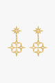 Hanging Constellation Gold Earrings