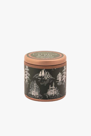 Cypress & Fir Copper Tin Candle Green 85g HW Fragrance - Candle, Diffuser, Room Spray, Oil Paddy Wax   