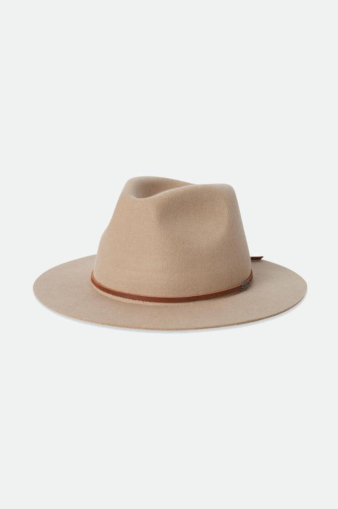 Shop Wesley Sand Brown Fedora Hat Flo Frankie