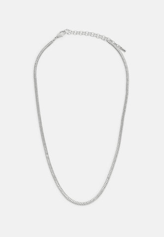 Dominique Flat Snake Silver Chain Recycled Necklace ACC Jewellery Pilgrim   