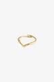 Lulu Recycled Pointy Stack  Gold Plated EOL Ring