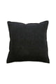 Flaxmill Linen Cushion with Feather Inner Black 50x50cm EOL