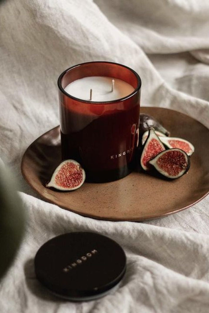 Shop Fig Bergamot Candle Luxury Soy 300g Online