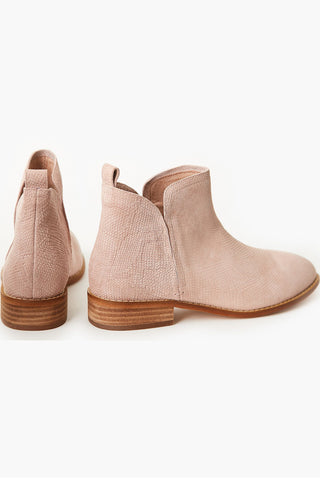 Douglas Blush Snake Suede Ankle Boot ACC Shoes - Boots Walnut   