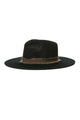 Ella Fedora Felt Black Brown Hat