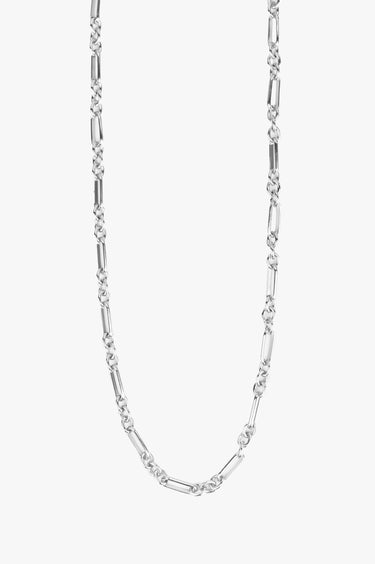 Circle and Oval Necklace Rhodium ACC Jewellery Flo Gives Back 15% to Women In Need   