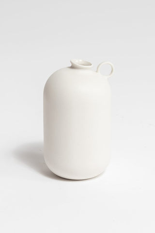 Flugen Medium White Vase 12x20cm HW Decor - Bookend, Hook, Urn, Vase, Sculpture NED Collections   