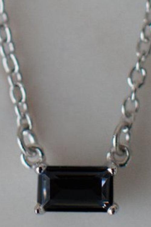 You Rock Necklace Black Silver EOL ACC Jewellery Sophie   