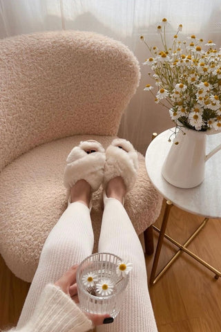 Mayberry Natural Wool Crossover Slippers ACC Shoes - Slippers Emu   