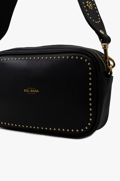 Embellished Camera Bag Black/Gold ACC Bags - All, incl Phone Bags Sol Sana   