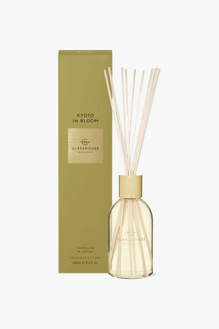 250ml Scented Diffuser Kyoto in Bloom HW Fragrance - Candle, Diffuser, Room Spray, Oil Glasshouse   