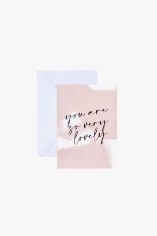 You Are So Very Lovely Greeting Card HW Greeting Cards Papier HQ   