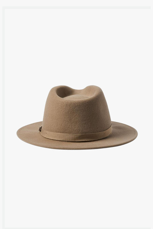 Messer Sand Wool Felt Fedora Hat ACC Hats Brixton   