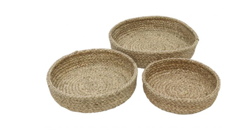 Seagrass Natural Beige Tray Small HW Storage - Stand, Bottle, Box, Basket, Tray Le Forge   