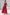 Results Red Linen Structured Sleeveless Maxi Dress
