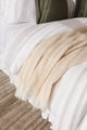 Aspen Ivory 150x130cm Throw