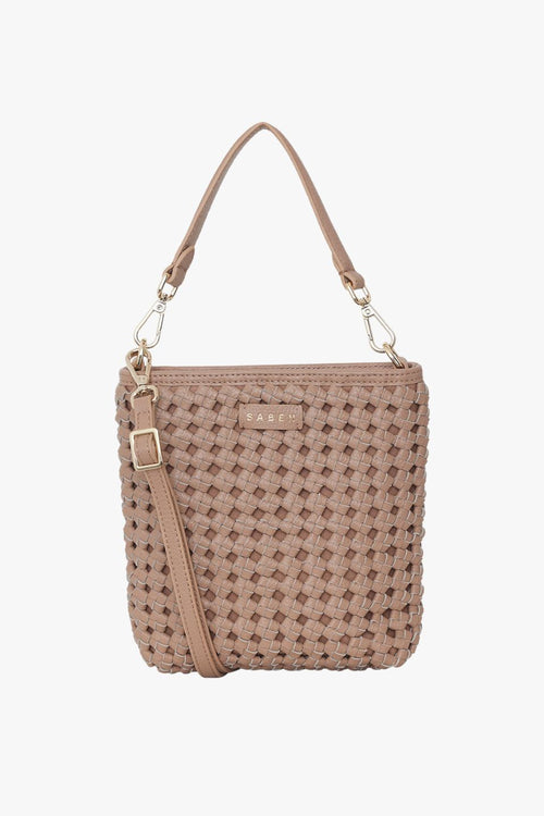 Coco Mini Taupe Braid Leather Bag ACC Bags - All, incl Phone Bags Saben   