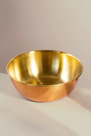 Face Mask Gold Mixing Bowl
