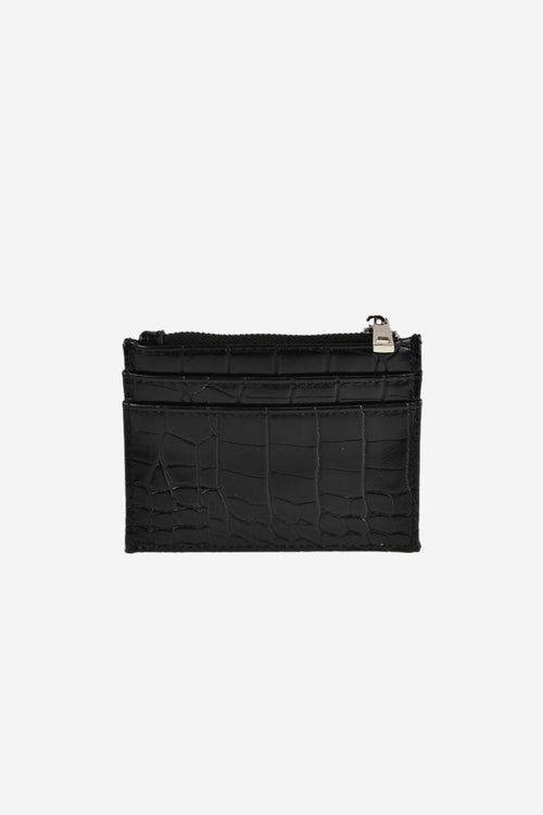 Ivy Black Silver Croc Wallet ACC Bags - Wallets+Straps Cosmetic Laptop Ph cases Peta + Jain   