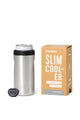 Brushed Stainless Tall Slim Can Cooler