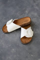 Buckle White Cork Base Slide