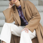 Nora Camel Merino Wool Coat