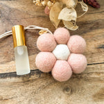 Felt Hanging Blush Daisy Air Freshener