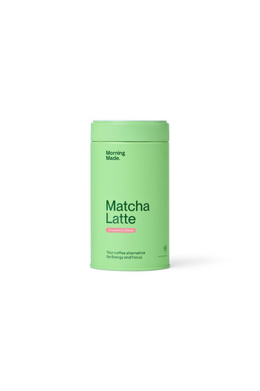 morning made strawberry matcha