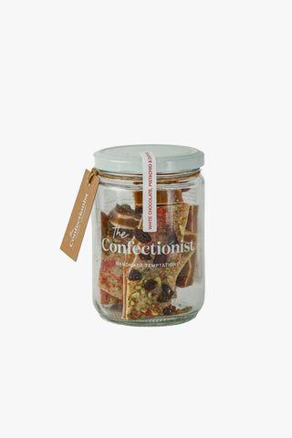 White Chocolate Pistachio + Cranberry Toffee 200g Jar HW Food & Drink The Confectionist   