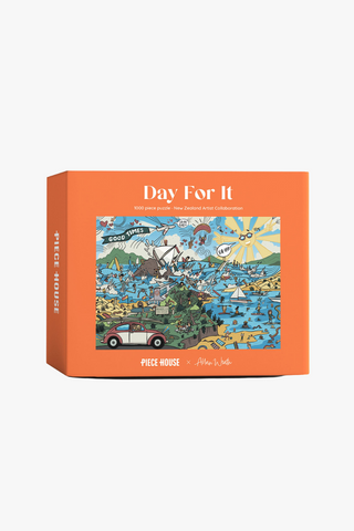Day For It Orange Puzzle 1000 piece by Allan Wrath HW Games - Puzzle, Cards Piece House   