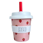 Strawberry + Cream Babyccino + Fluffy Cup