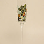 Sorrento Lemon Print Champagne Flute Each