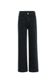 Zoey Black Petite High Rise Wide Leg Pocket Jean