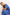 Wren Cornflower Blue Linen SS Shirred Bodice Midi Dress