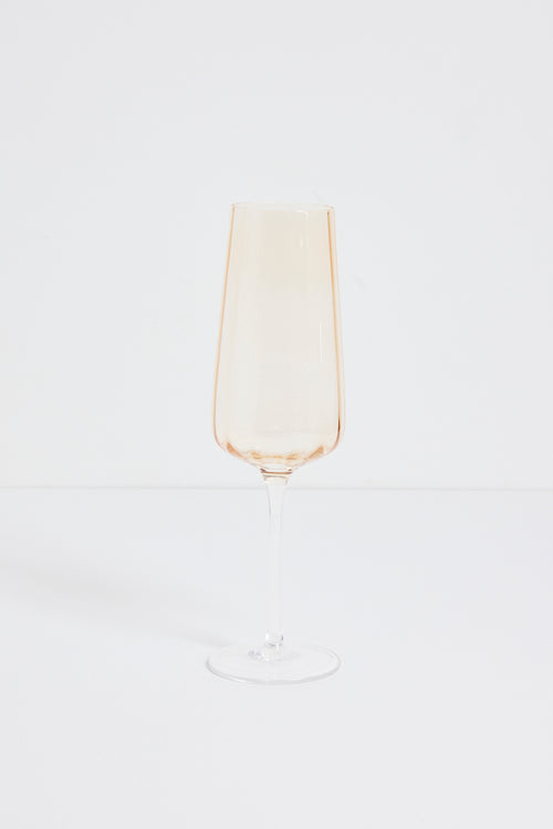 golden champagne glass