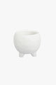 Mabel White 16x14cm with Feet EOL Planter Pot