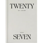 A slim daily diary with a textured off-white cover, featuring the title 'TWENTY 2027 - DAILY DIARY' and the brand 'LETTUCE' in black serif typography.