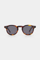 Drew Tortoise Round Sunglasses