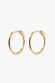 Eanna Medium Hoops Recycled Gold Plated Earrings
